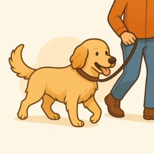 Golden Retriever uitlaten Golden Retriever uitlaten