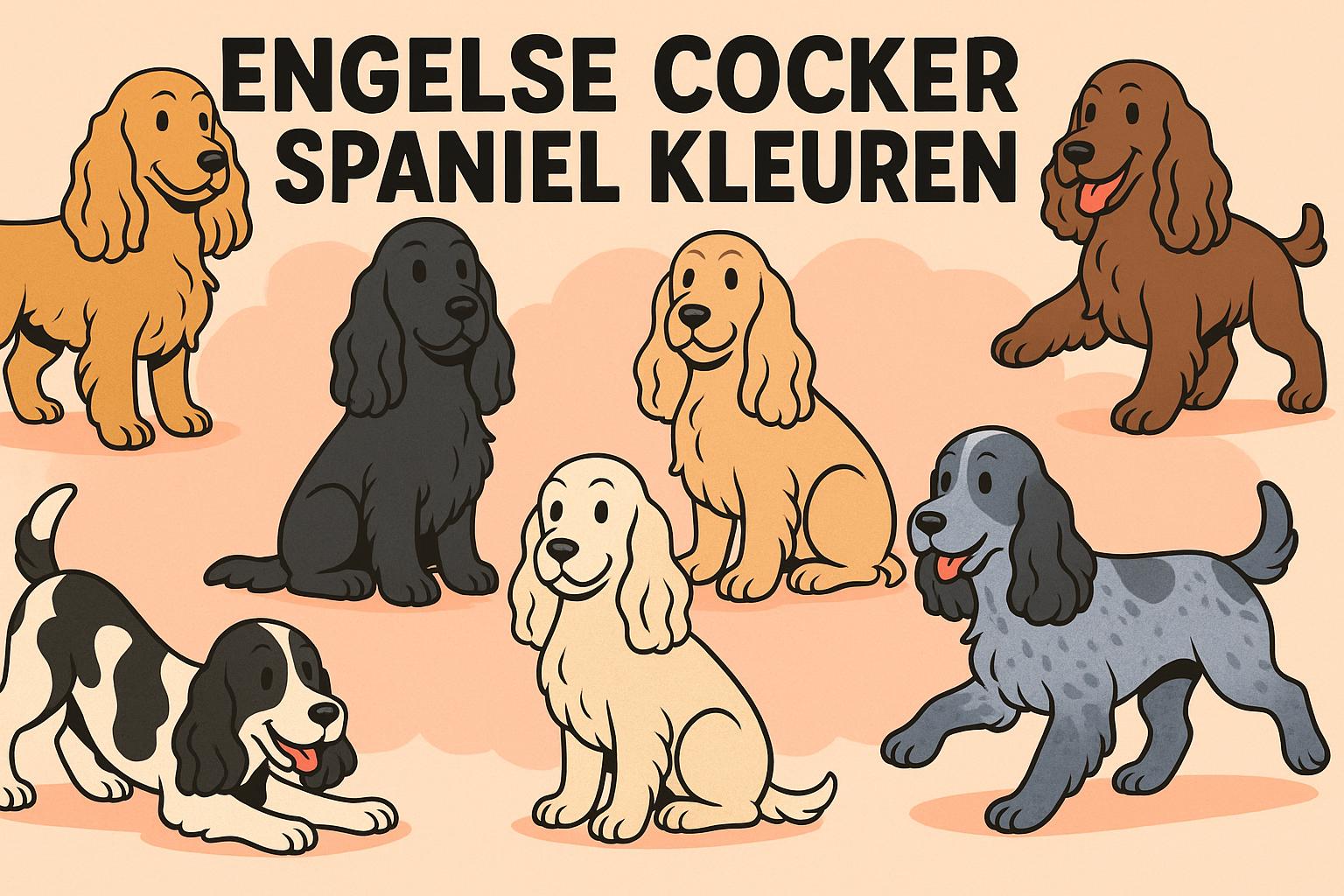 Engelse Cocker Spaniel Kleuren