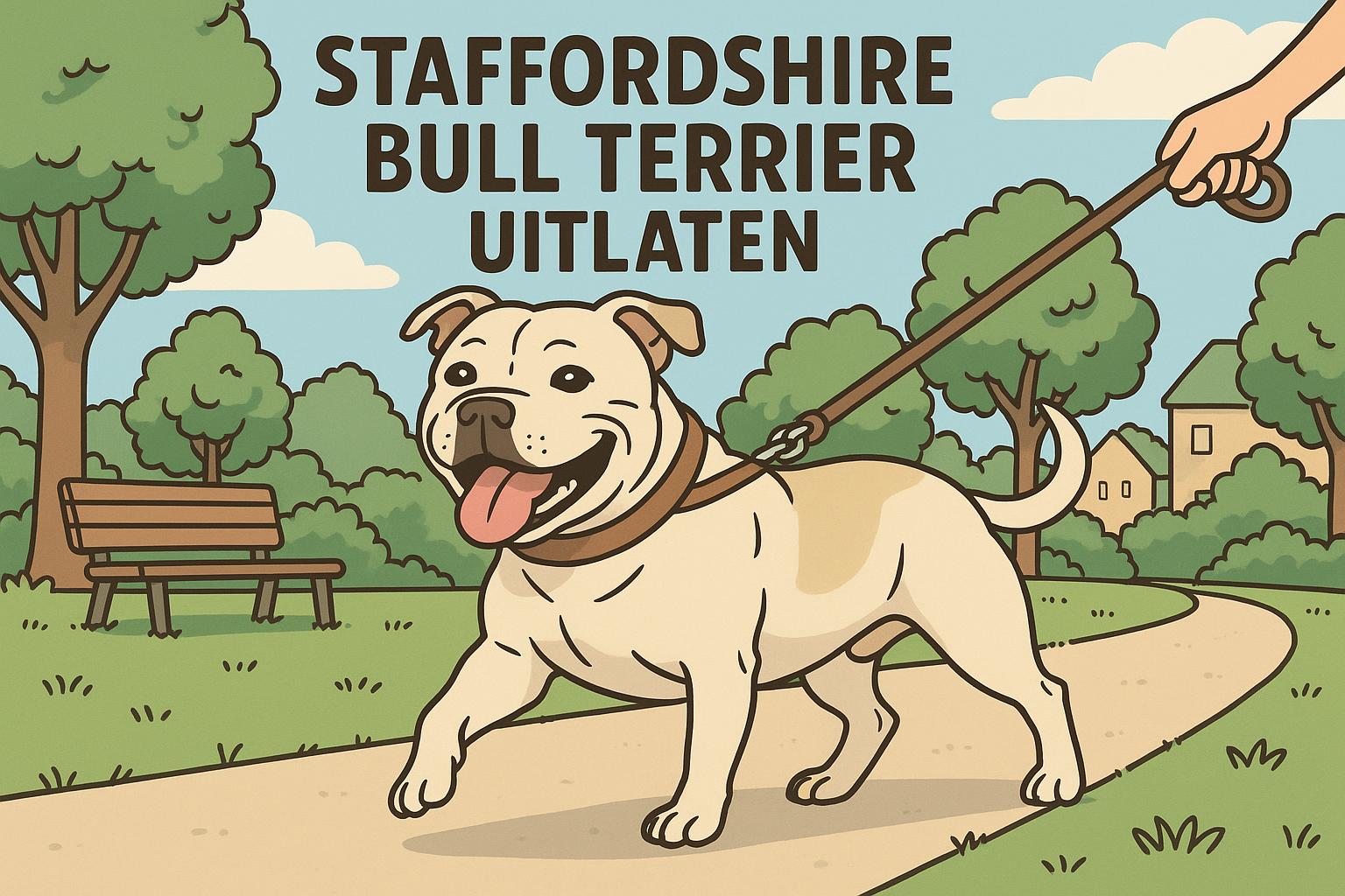 Staffordshire Bull Terrier Uitlaten