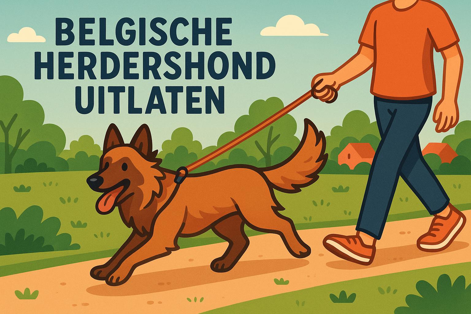 Belgische Herdershond  Uitlaten