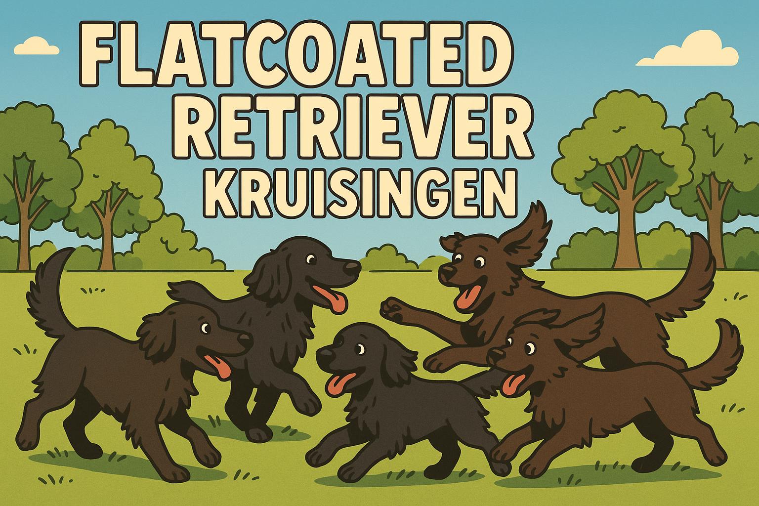 Flatcoated Retriever Kruisingen