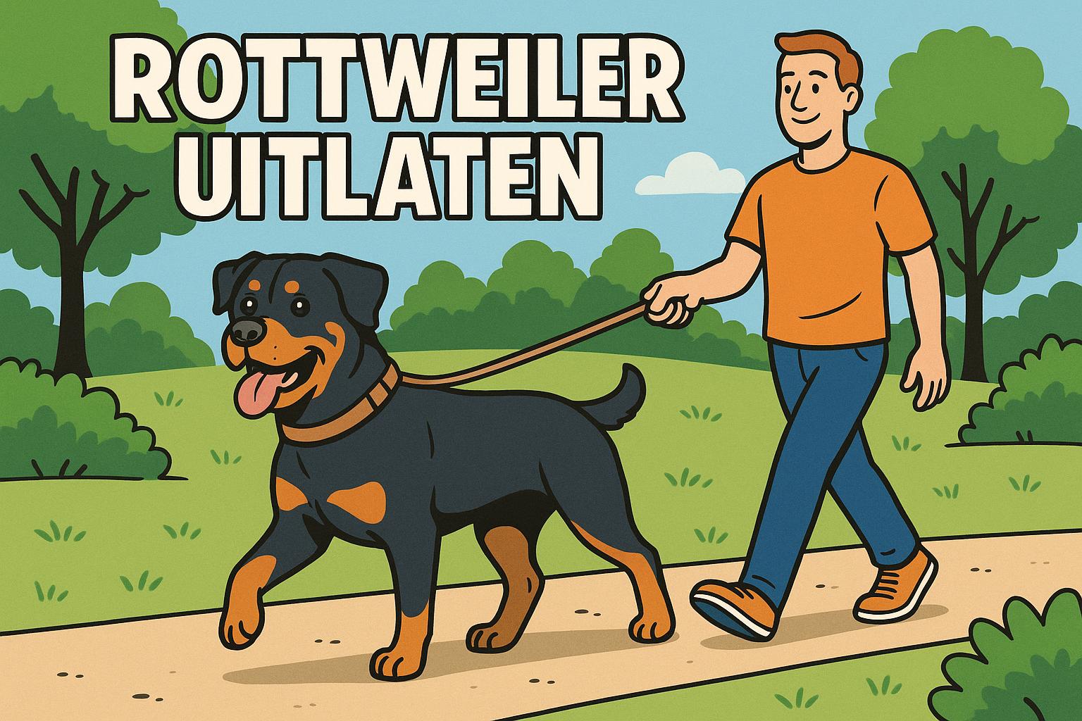 Rottweiler Uitlaten